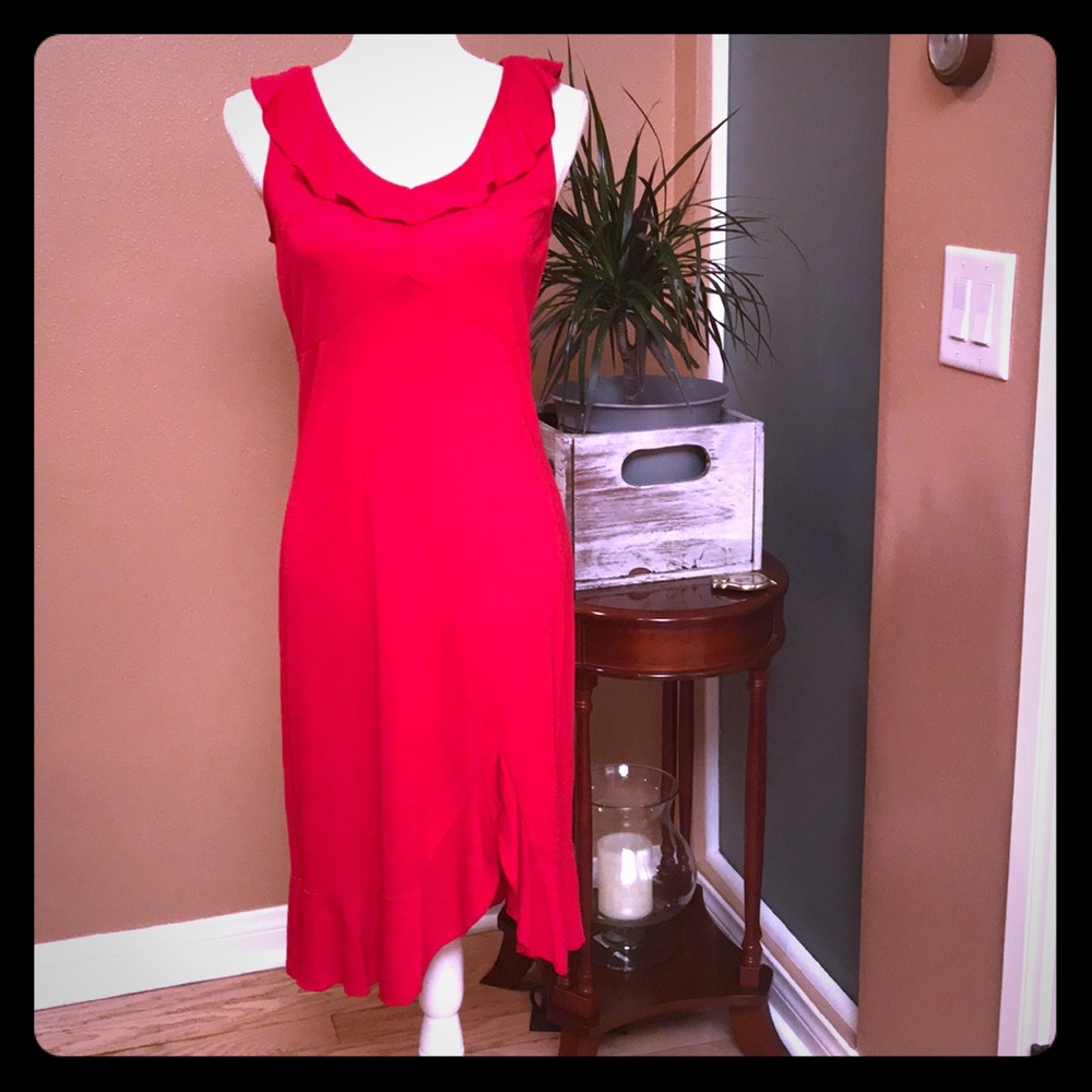 Ann Taylor Loft Red  Dress